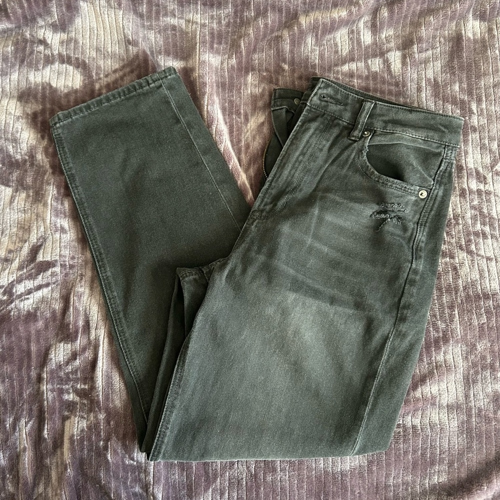 American Eagle Faded Black Jeans